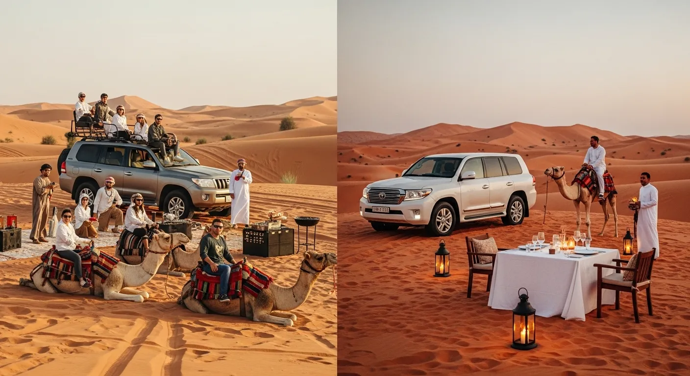 Shared Group Desert Safari vs Fully Private: A Complete Value Comparison