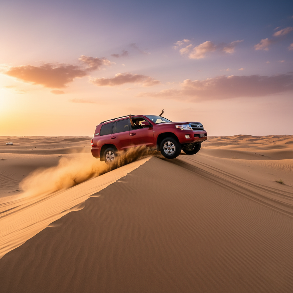 Thrilling Dune Bashing in Dubai in Summer